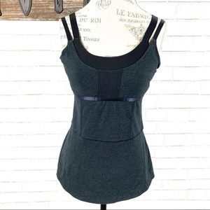 Lululemon Athletica Gray w/built in bra Tank top